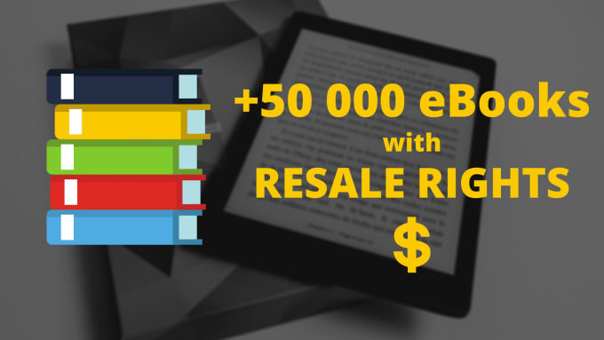 Gig Preview - Give you 50 000 resalable ebooks with resale rights