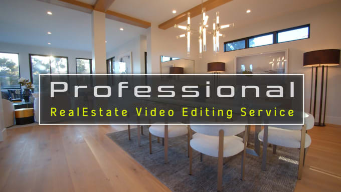 Gig Preview - Do real estate video editing 24 hours