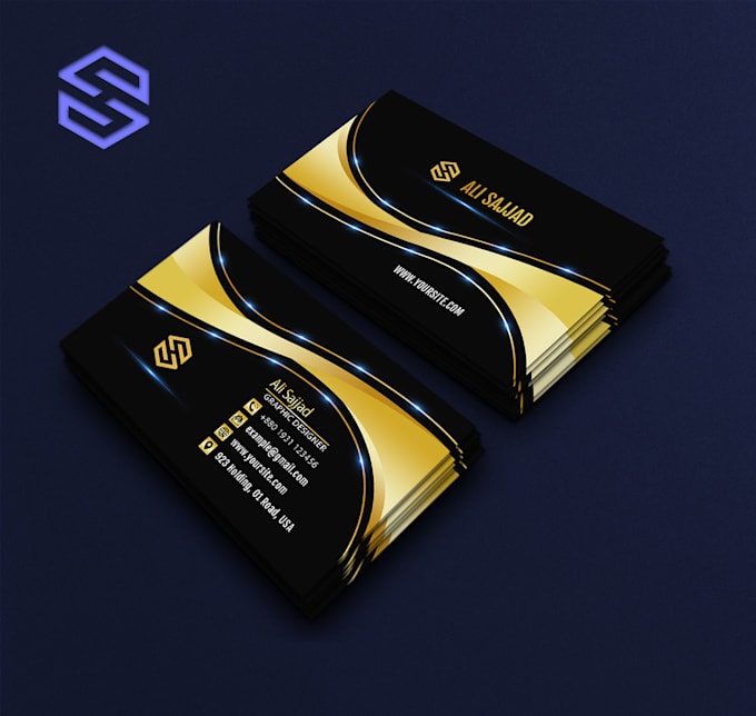 Bestseller - design luxury and elegant business card design