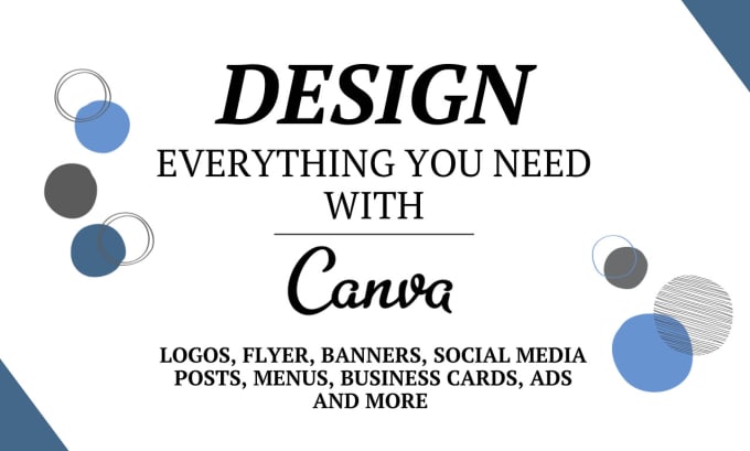 Gig Preview - Design flyers, banners, ads and more with canva