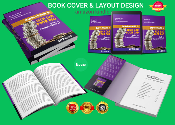 Gig Preview - Make book cover, book formatting and layout design for print and ebook