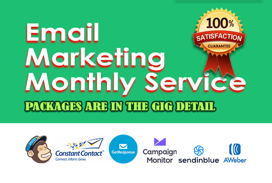 Gig Preview - Be your monthly email marketing manager