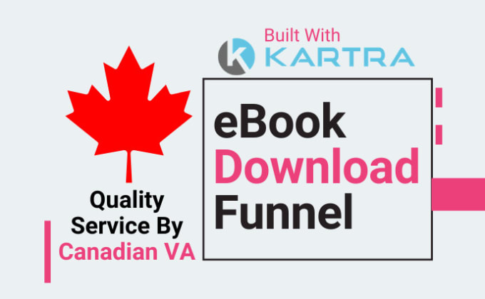 Gig Preview - Build kartra free ebook download funnel lead magnet build email list online