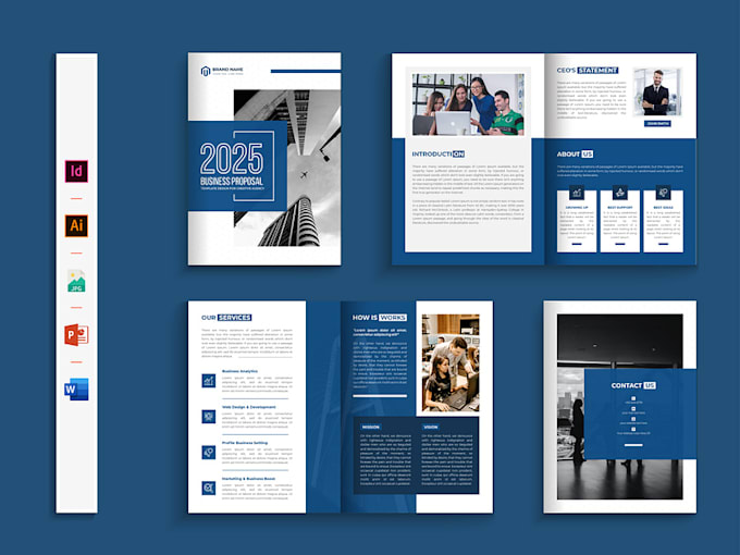 Gig Preview - Design company profile, annual report, handbook design