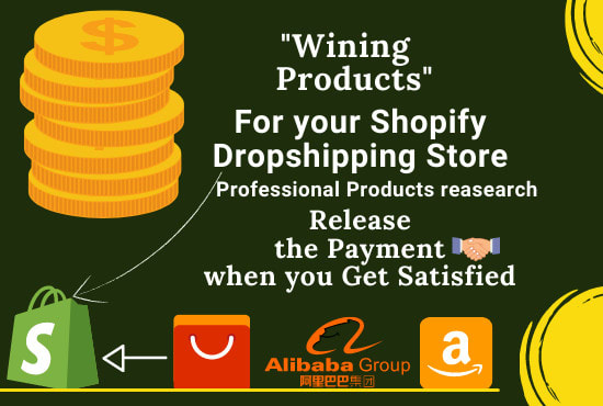 Gig Preview - Hunt aliexpress winning dropshipping products for shopify