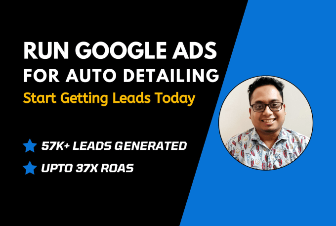 Gig Preview - Manage 5x roas google ads campaign for auto detailing