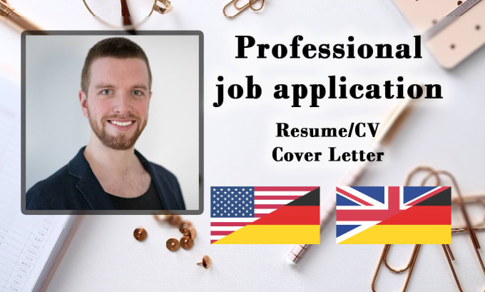 Gig Preview - Write your cover letter or resume cv in german or english