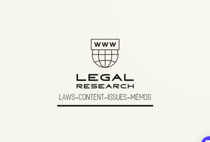 Gig Preview - Provide, legal research, legal memos and legal writing