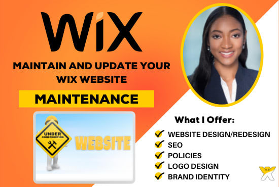 Gig Preview - Maintain, update, and maintenance your wix website