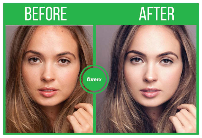 Gig Preview - Do flawless natual skin retouching, high end model headshot enhancement