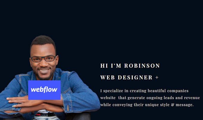 Gig Preview - Design a professional webflow website