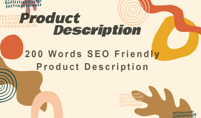 Gig Preview - Write shopify product description with SEO product listing