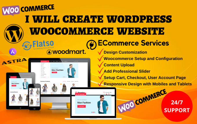 Gig Preview - Develop wordpress ecommerce website by woocommerce