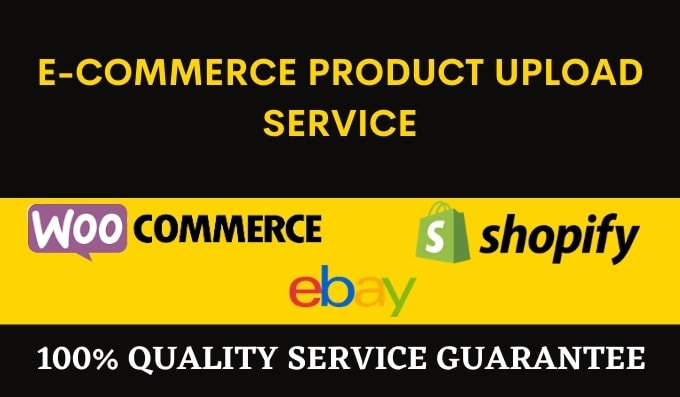 Gig Preview - Add products to your woocommerce, shopify and ebay store