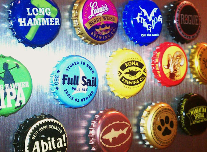 Create 6 strong craft beer cap by Rachelwaldorf