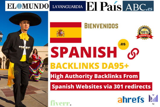 Gig Preview - Build spanish backlinks off page seo, esponal linkbuilding