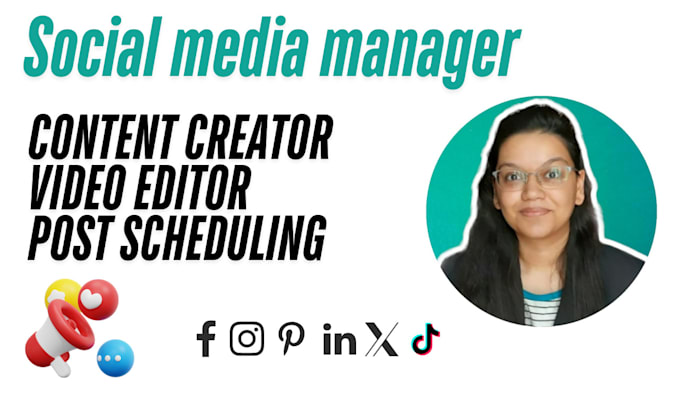 Gig Preview - Be your social media manager and content creator