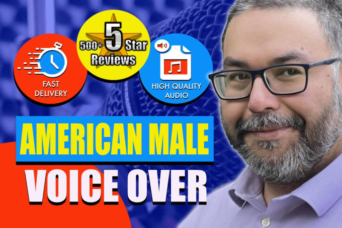 Gig Preview - Record your american male voice over today