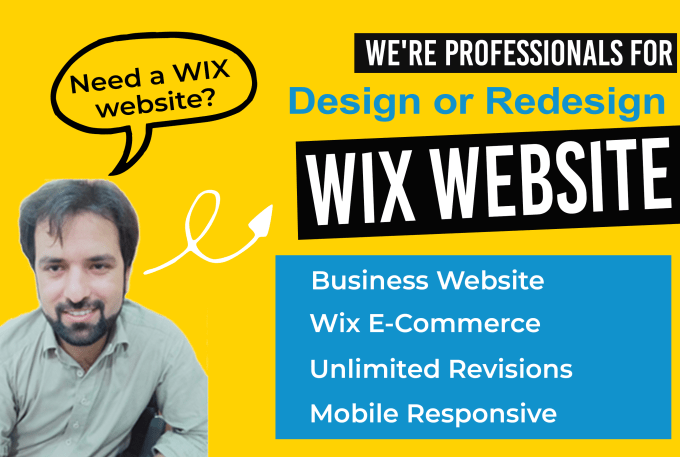 Gig Preview - Design wix website for your business