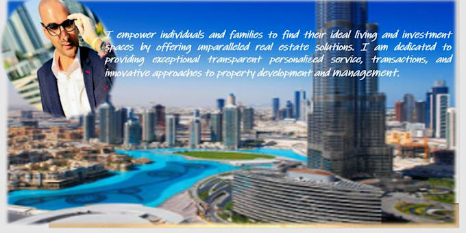 Gig Preview - Help you in buying properties and other business investments in the dubai