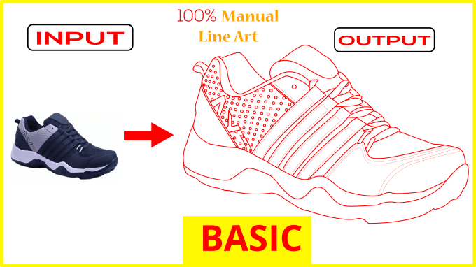 Gig Preview - Do a detailed line art of any diagram, product building