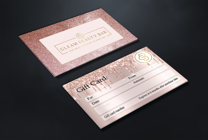 Gig Preview - Design loyalty card, gift card, voucher, discount card quick delivery