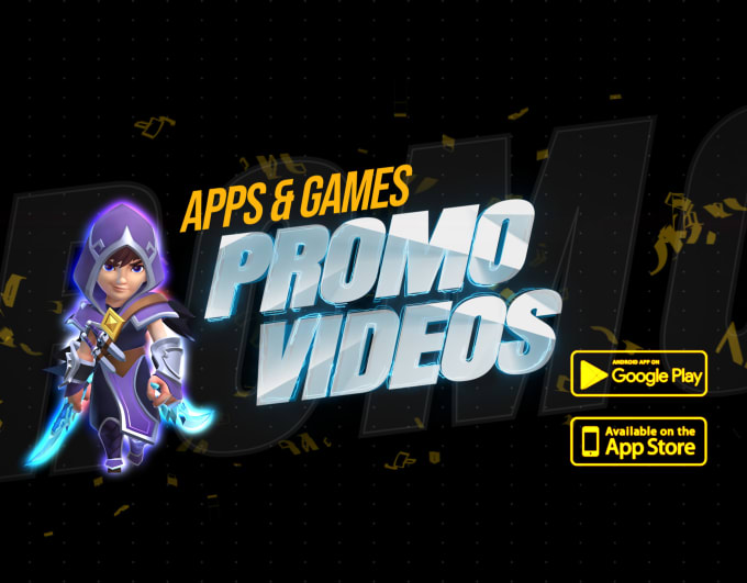 Gig Preview - Create professional app and game promo video