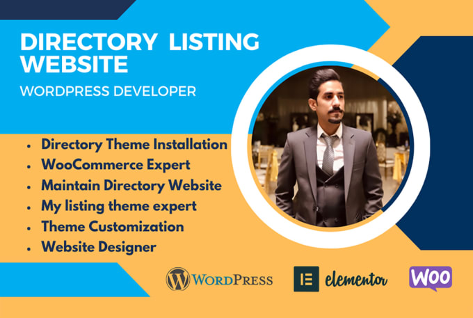 Gig Preview - Build business directory website using wordpress themes