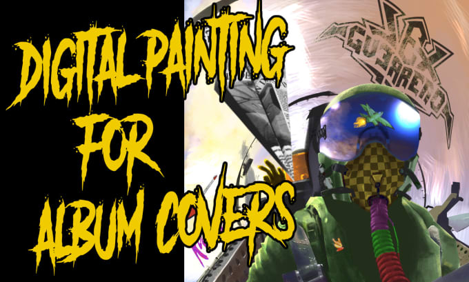 Gig Preview - Make you an evil digital paint art for metal album covers