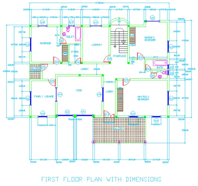 Gig Preview - Do 2d floor plans with high accuracy and dimensions