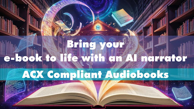 Bestseller - create an audiobook for you with ai to acx standards