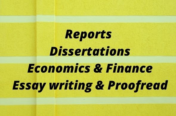 Gig Preview - Do professional essays finance and economics analysis