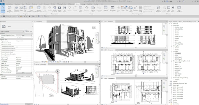 Gig Preview - Be your architect please contact for quick revit, cad work