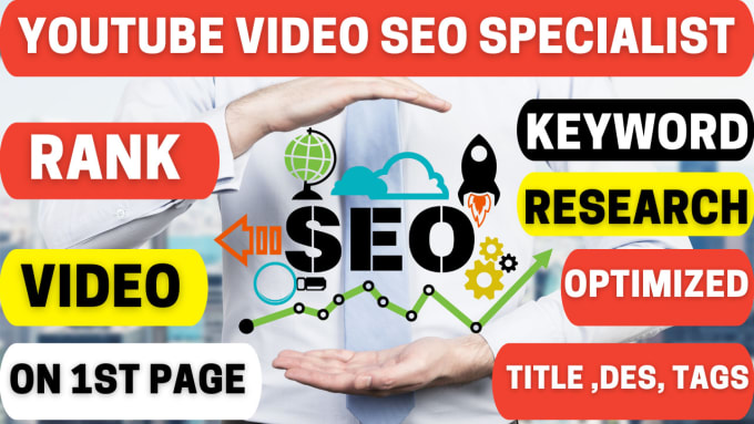 Gig Preview - Be your youtube video seo specialist in 24 hrs