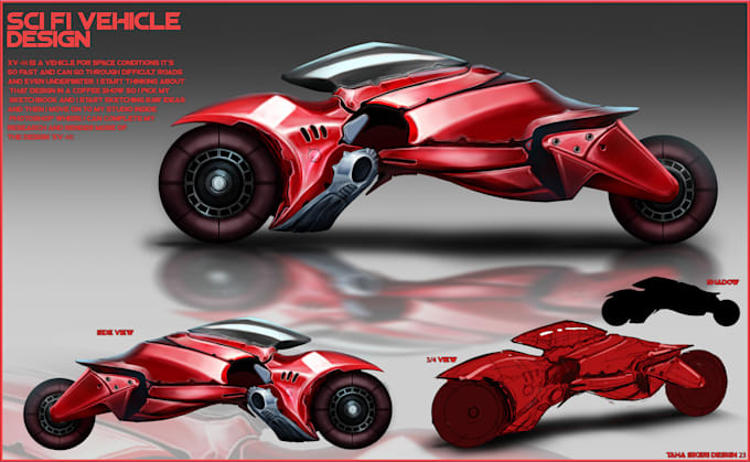 Gig Preview - Design spaceships and sci fi vehicles