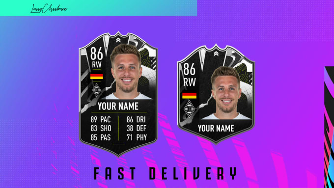 Gig Preview - Create a custom FIFA 23, eafc 24 or eafc25 cards for you