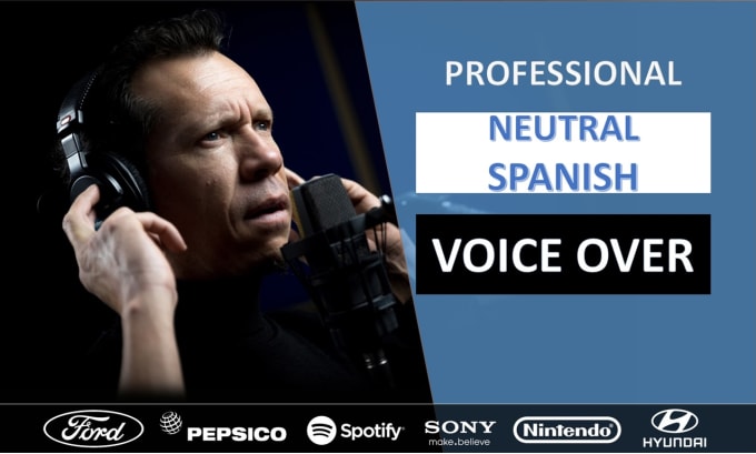 Gig Preview - Record a neutral spanish voiceover