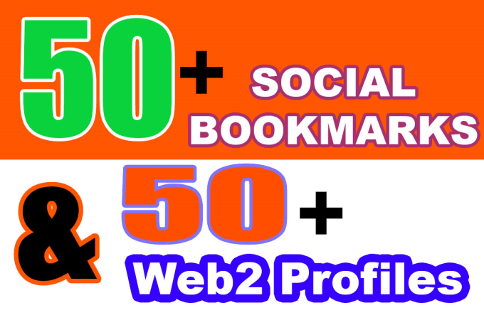 Gig Preview - Do social bookmarking, web2 profile backlinks, seo service