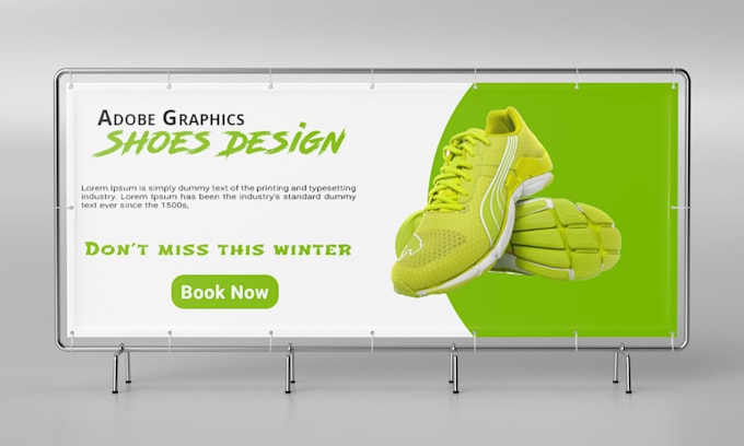 Gig Preview - Design a professional banner in photoshop and illustrator