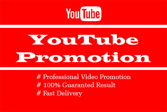 Gig Preview - Do fast and organic youtube promotion with huge engagement