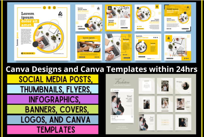 Gig Preview - Do premium canva designs, templates, and ad creatives