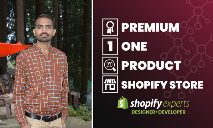 Gig Preview - Create premium one product shopify dropshipping store