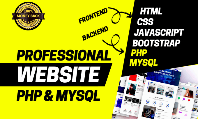 Bestseller - develop website, web app using php mysql database