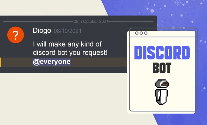 Gig Preview - Program a discord bot for you