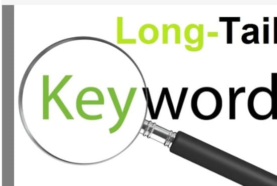 Gig Preview - Longtail keyword research for your website