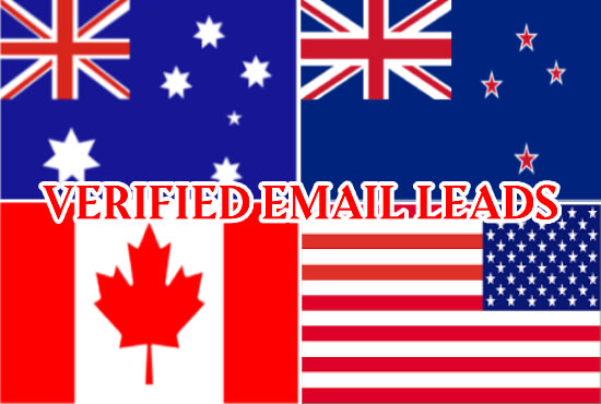 Bestseller - give USA, australia, canada, new zealand verified emails