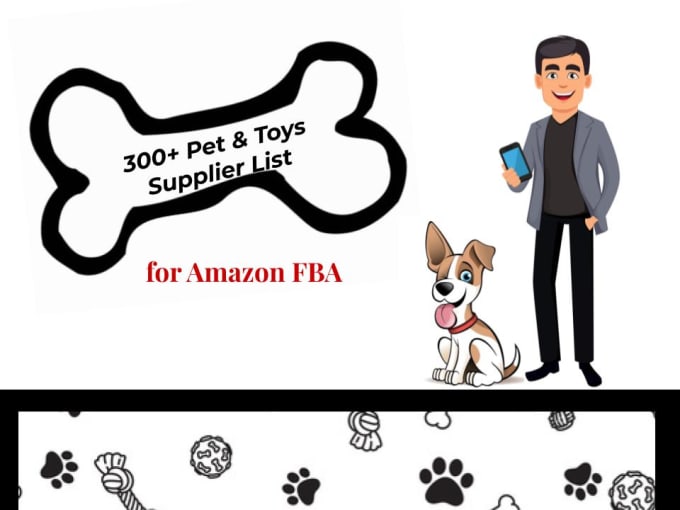 Gig Preview - Send over 300 suppliers in toys and pet categories for amazon fba