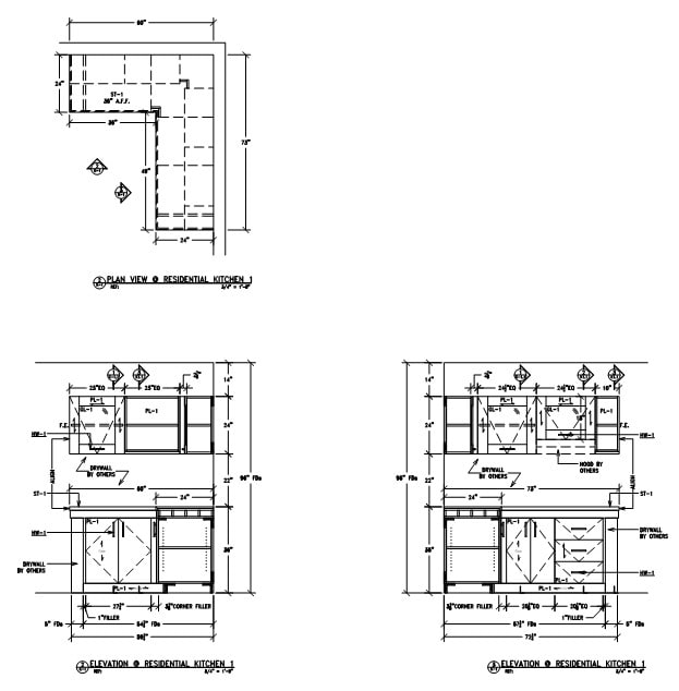 Gig Preview - Do general millwork shop drawings