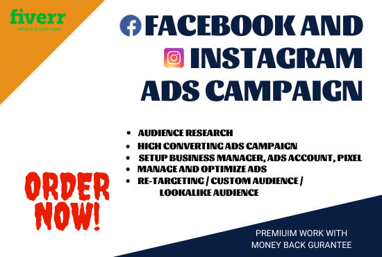 Gig Preview - Run facebook ads campaign and instagram advertising promotions