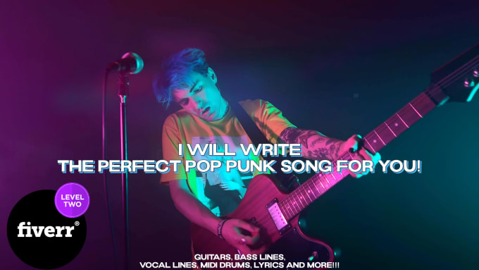 Bestseller - write the perfect pop punk song for you